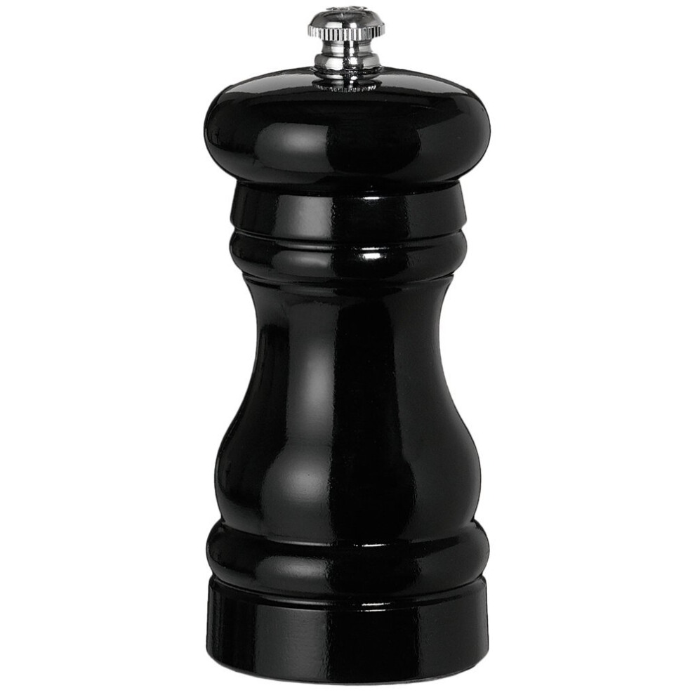 Fletchers Mill Federal Salt Mill Zwart 4 Inch Verstelbare Grofheid Fijn Tot Grof Gemaakt In De Vs-image