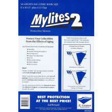 Komiksov kart ny Mylites 2 Mil, zlat vek, velkost 8"""" x 10 1/2"""" plus chlopna 1-1/2"""" balenie po 50 kusoch