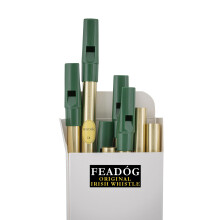 Fead?g Tin  Original Irish  Brass Whistles for School or Groups  Key of D  Made in Ireland