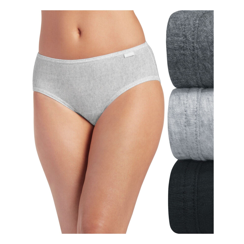 Sous-v   tements pour femmes Jockey Elance Hipster - Lot de 3 gris chin    charbon