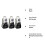 Rit Fl  ssige Stofffarbe, Schwarz, 8 Unzen, 3er-Pack 3