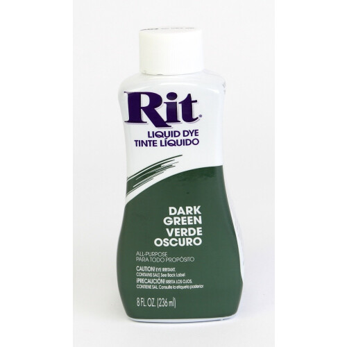 Rit Dye Liquid Dye  8 fl oz  Dark Green  24-Pack