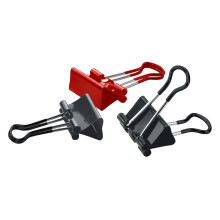 Office Depot Soft-Grip Średnie klipsy do segregatorów 1 1/4in. 5/8 cala Pojemność Różne kolory (bez możliwości wyboru koloru) 12 szt. OD12SG