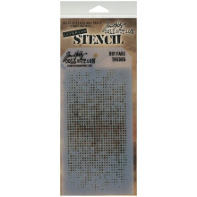 Vrstven       abl   na Stampers Anonymous Tim Holtz 4,125 x 8,5-palcov    bodkovan       abl   na (THS-006)