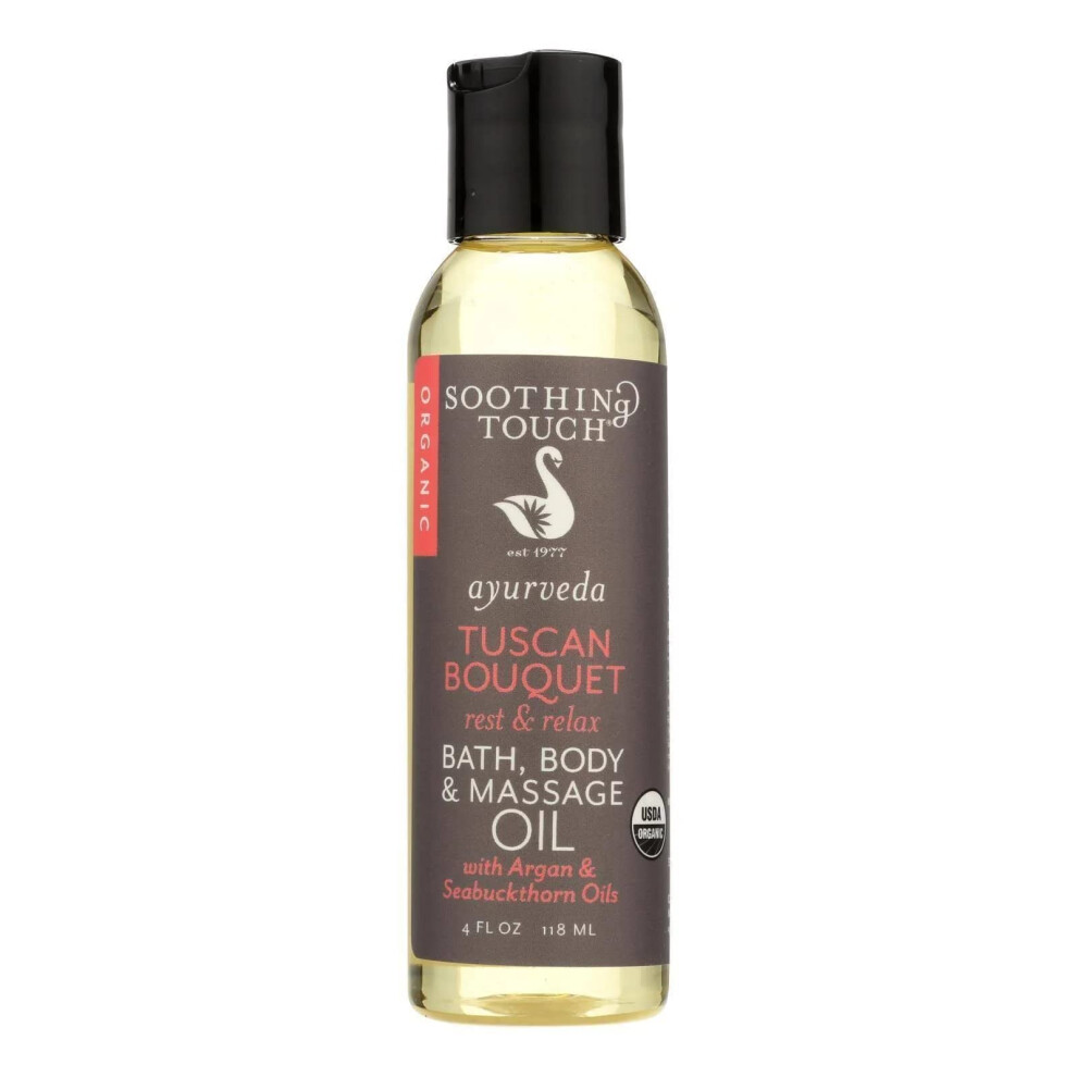 Zachte Aanraking Soothing Touch Organic Tuscan Bath Body Massage Oil 4 Fz