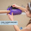 Tumbl Trak Ginasta Pad Purple 9,5 polegadas 5