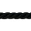 Trims by the Yard Rebekah 1/4" Σατυρική Κορδέλα | Μαύρη | (20 Γιάρδες) 1