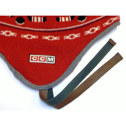 Reebok Καπέλο CCM Detroit Red Wings με Πομ και Κρόσσια - Κόκκινο 2