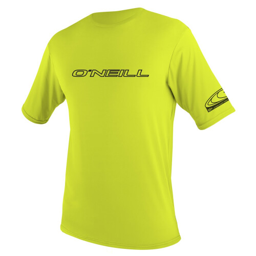 Maglietta a maniche corte O'Neill UV Sun Protection Basic Skins per ragazzi, Lime, 4