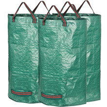 GardenMate 3-Pack 32 Gallons Reusable Garden Waste Bags (H30 D18 inches) - Yard Waste Bags