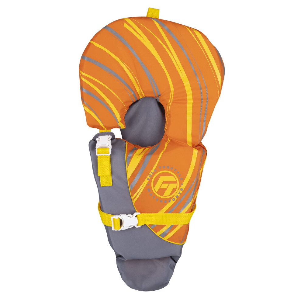 Full Throttle Infant Baby-Safe Life Jacket Orange