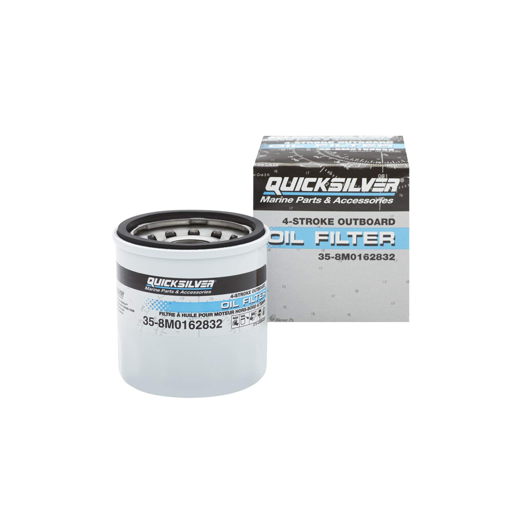 Quicksilver 8M0162832 Oil Filter For Select Mercury 9.9-30 Hp Outboard 607632292874