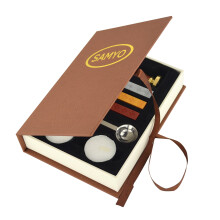 Samyo Wachssiegelstempel-Set, Retro, kreativer Siegelwachs-Stempelmacher, Geschenk B