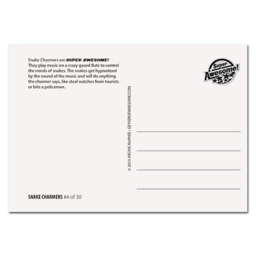 Accoutrements Σούπερ Καταπληκτικό Βιβλίο Postcard 2