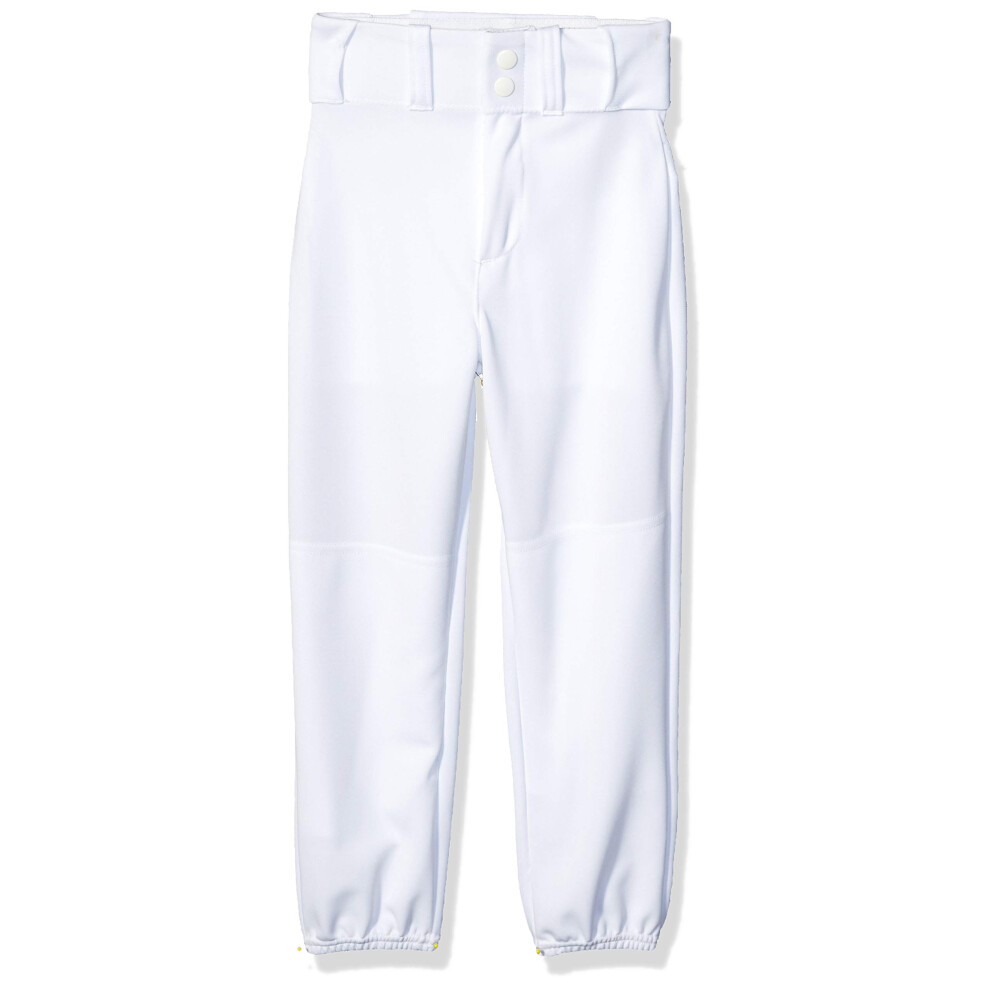 Pantalon de baseball     bas    lastique pour gar   ons Alleson Athleticic Blanc XX-Sm