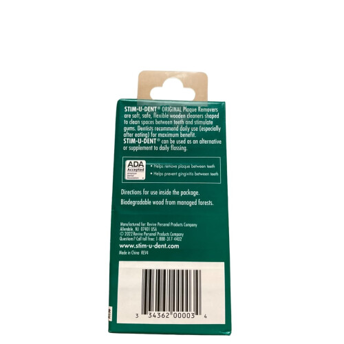 Stim-u-detisk plakfjerner Mint 25 ea (4 pack) 1