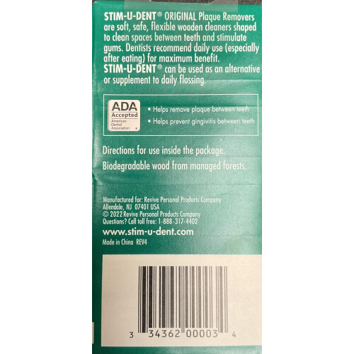 Stim-u-detisk plakfjerner Mint 25 ea (4 pack) 2