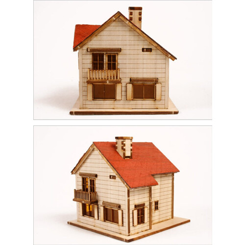 Kit de modelos de madeira de mesa 2