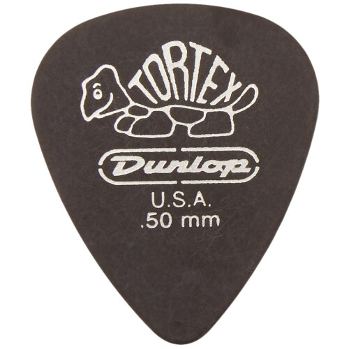 Dunlop Dunlop 488P.50 Tortex Pitch Black ,50 mm 12/spelares pack