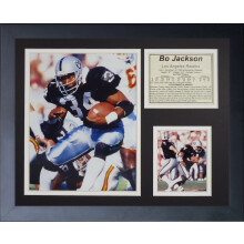 Legends Never Die Bo Jackson ingelijste fotocollage zwart 11x14 inch