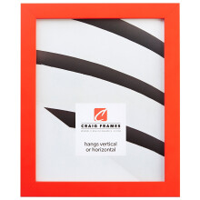 Craig Frames Confetti Modern Orange Picture Frame 13 x 19 Inch