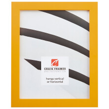 Craig Frames Confetti Modern Yellow Picture Frame 11 x 14 Inch