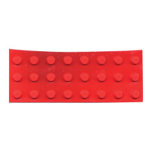 Bump Dots - Kleine, fluoreszierende, orangefarbene, runde