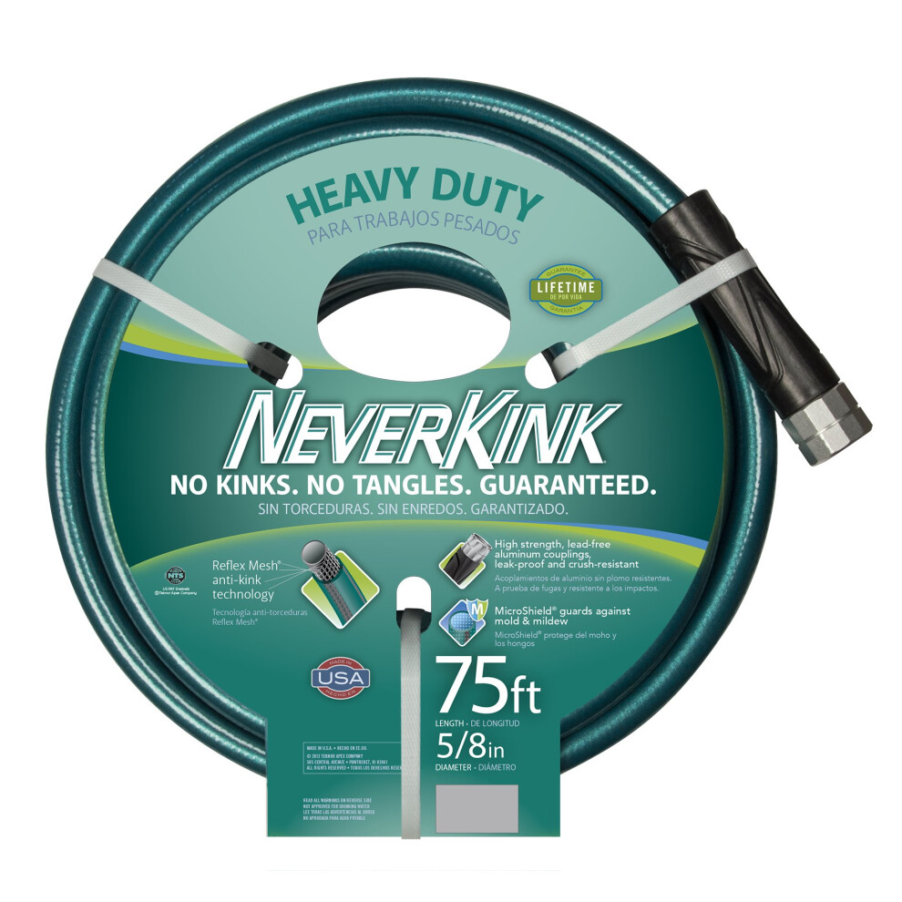 Tuyau d'arrosage robuste Teknor Apex NeverKink 861575 58 pouces par 75 pieds