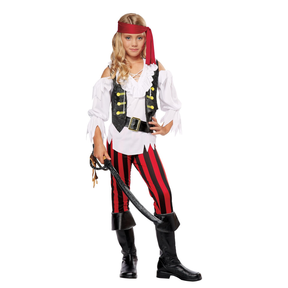 Photos - Fancy Dress Girl's Posh Pirate Costume X-Large  Not,Specified(12-14)