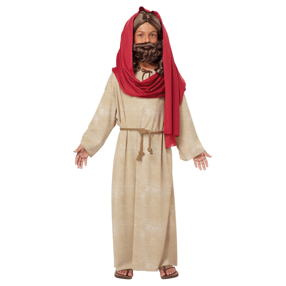 Photos - Fancy Dress California Costumes Jesus Child Costume Large Tan/Red Red 00436L