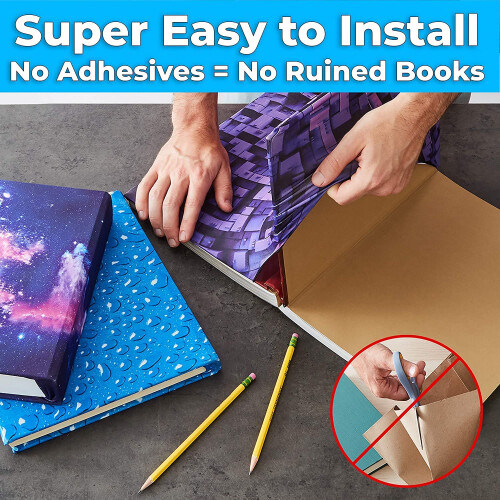 Cubierta de Libro Jumbo Estirable ~ Set de 3 Variados 2