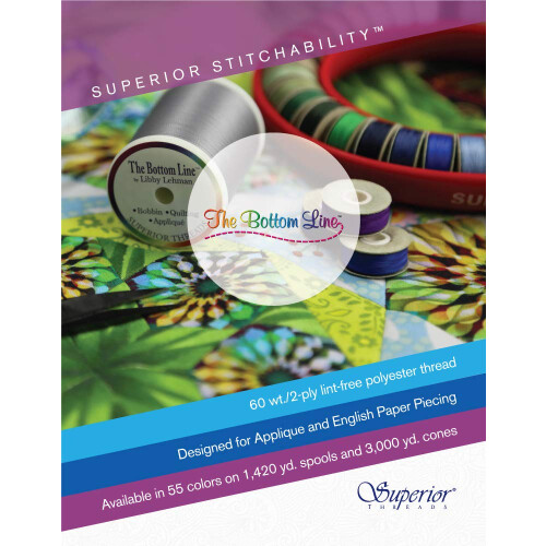 Superior Threads Bottom Line 2-f  dige Sticksteppdecke aus Polyester mit 60er-Gewicht 2