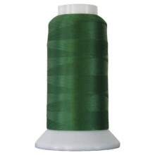 Hilo de coser y bordar de poli   ster de 2 capas y gramaje 60 de Superior Threads Bottom Line - Cono de 3000 yardas (#612 Verde)