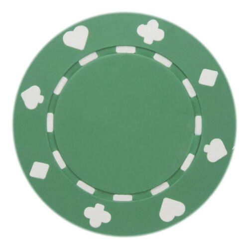 Brybelly Pokerchips (50-pack), Grön, 11.5g 1