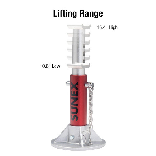 SUNEX TOOLS 1003AJ 3 Ton Aluminum Jack Stands 2