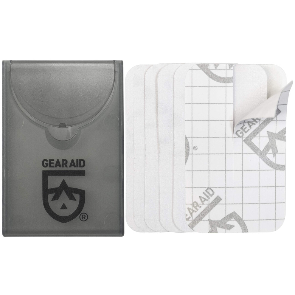 GEAR AID Tenacious Tape Mini Patchs pour r   parer les vestes, tentes et v   tements de pluie Noir et transparent 15 x 25