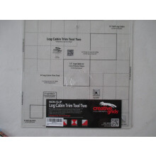 Creative Grids Log Cabin Trim Tool To 6in & 12in Blocks Quilt Lineal - CGRJAW2