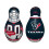 Fremont Die NFL Houston Texans Φουσκωτός Σακίδιο Μίνι: 12" Ύψος, Χρώματα Ομάδας 2