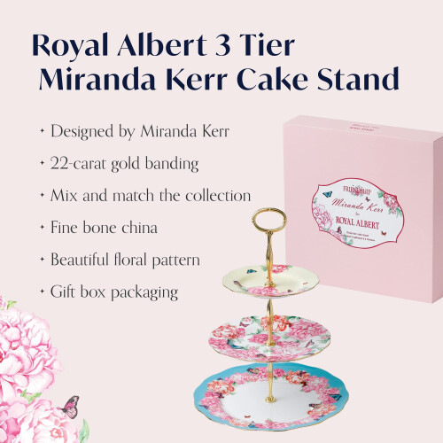 Philips Devotion Gratitude and Joy 3-Tier Cake Stand  10.5 x 10.5 x 14.0""""  Mu 1