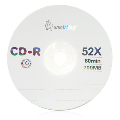 Smartbuy 700mb/80min 52x CD-R Κενός Δίσκος Εγγραφής (300 Δίσκοι) 2