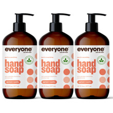 Everyone Υγρό Σαπούνι Χεριών, 12.75 oz (Συσκευασία 3), Βερίκοκο και Βανίλια