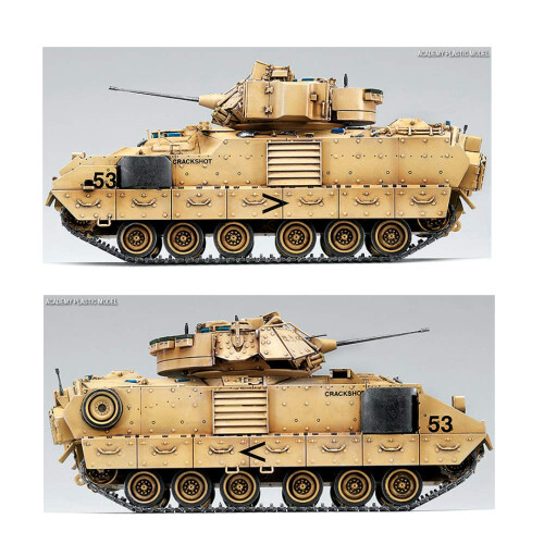 Academy 1/35 M2A2 Bradley Ιράκ 2003 Τανκ Μοντέλο Κατασκευής #13205 2