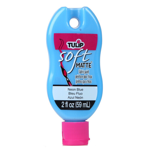 TULIP Μαλακή Χρώμα Peggable 30971 Sfpt 2Oz Ματ Νεον Μπλε, 2 Oz, Όπως Αναφέρεται