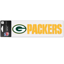 Wincraft NFL Green Bay Packers WCR48939014 Decaluri de taiere perfecta 3 """" x 10 """"