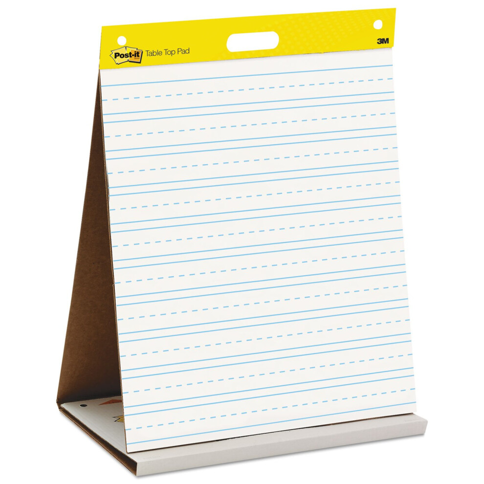 Photos - Other Office Equipment Post-it 563PRL Self Stick Tabletop Easel Ruled Pad Command Strips 20 x 23 White 20 Shts/Pad MMM563PRL 
