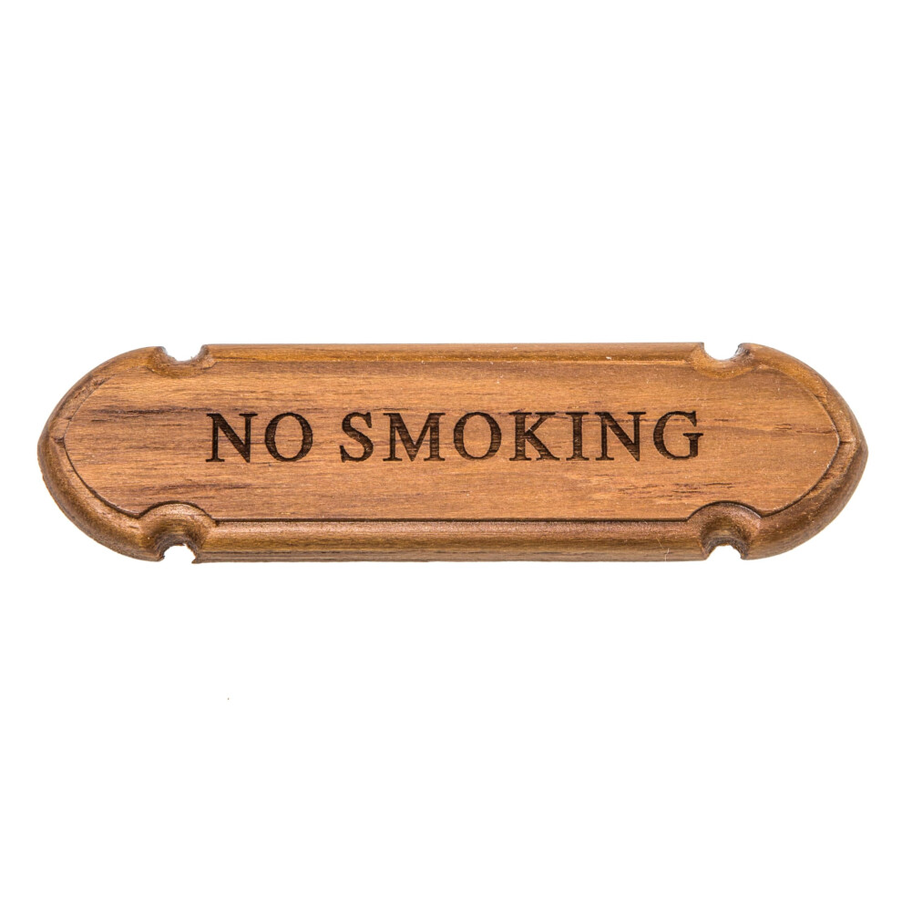 Whitecap 62672 Teak No Smoking Name Plate-image-OPC-PFRG5PX-NEW