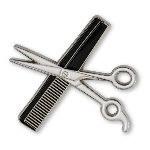 MD MD Barber Ψαλίδι & Χτένα Καρφίτσα Λαβής
