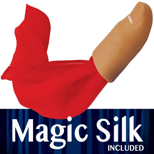 Magic Makers Trick Thumb Tip With Red Silk - Reality Thumbtip Edition 1