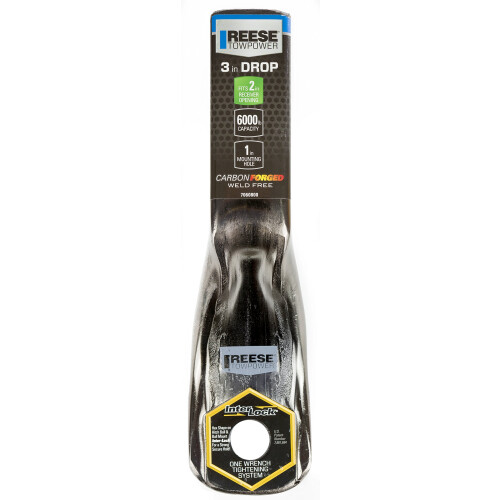 Reese Towpower 7060800 3" Drop Μαύρο Νικέλιο Καρβουνωμένο Interlock Ball Mount 1
