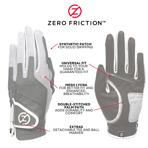 Zero Friction Damen-Golfhandschuhe, linke Hand, Einheitsgre, Rosa 2